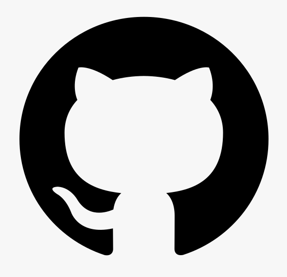 Github icon to the left of the hyperlink to my Github profile.